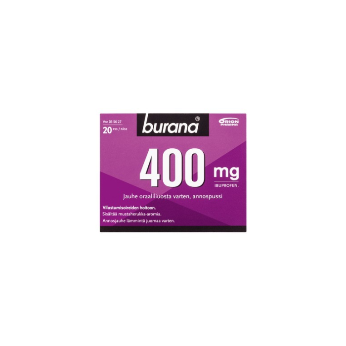 1000005711_BURANA_400_mg_jauhe_oraaliliuosta_varten_annospussi_20_kpl_pakkauskuva_Pakkauskuva16550_jpg