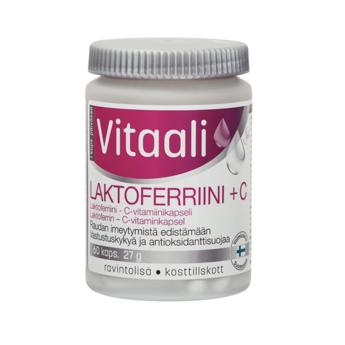 Vitaali Laktoferriini + C 60 kaps kuva 2