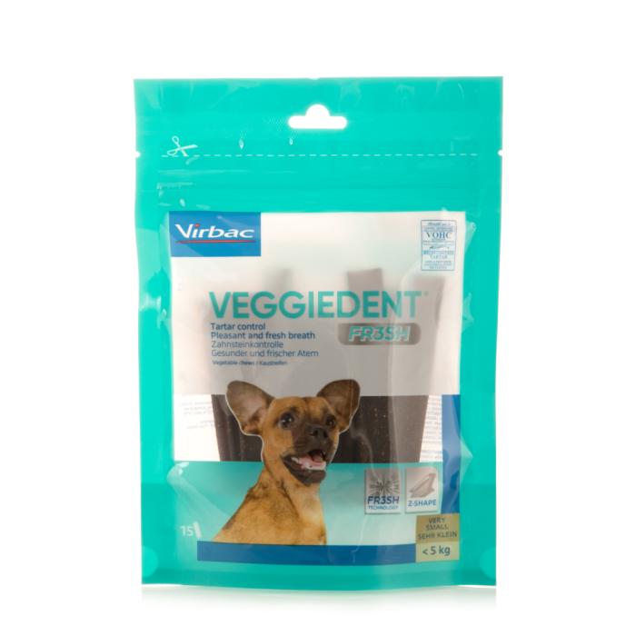 1000017531_Virbac_VeggieDentFr3sh_koirille_alle_5_kg_15_kpl_pakkauskuva_Pakkauskuva17169_jpg