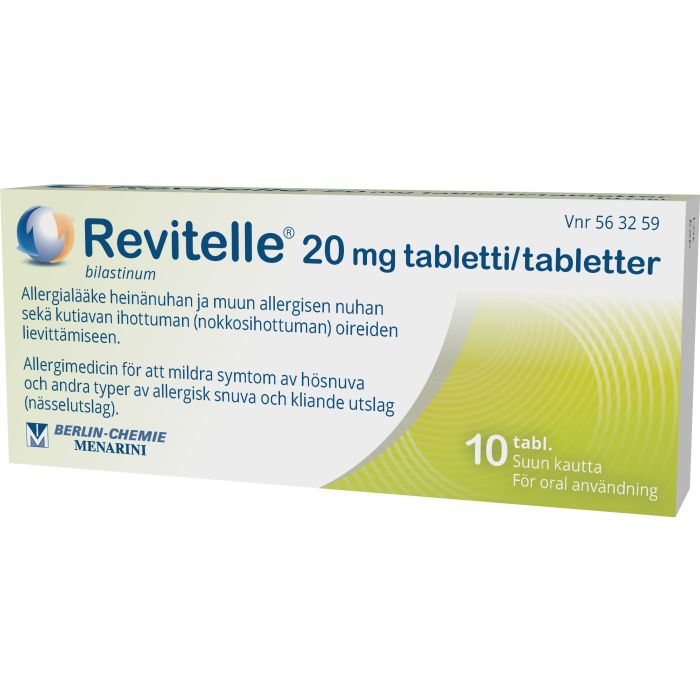 REVITELLE tabletti 20 mg 10 fol