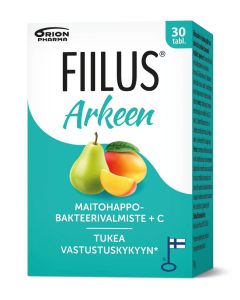 Fiilus Arkeen +C Hedelmä 30 purutabl