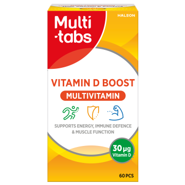 Multi-tabs vitamin D boost multivitamin 60 kpl