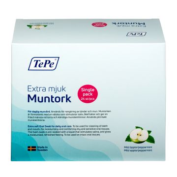 TePe Kosteuttava suun puhdistustikku 24 kpl