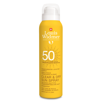 Widmer Clear & Dry Sun Spray 50 200 ml