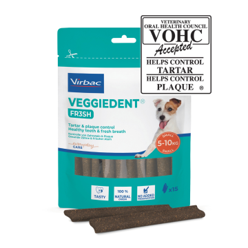 Virbac VeggieDentFr3sh koirille 5-10 kg 15 kpl