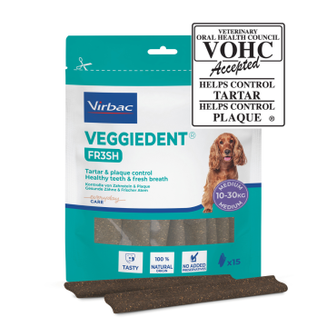 Virbac VeggieDentFr3sh koirille 10-30 kg 15 kpl
