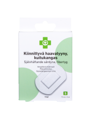 APTEEKKI Kiinnittyvä haavatyyny S 7,5 cm x 5 cm 5 kpl/rasia