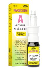 NASOLIN A-VITAMIN SITRUUNA-MENTOLI NENÄSUMUTE 10 ml